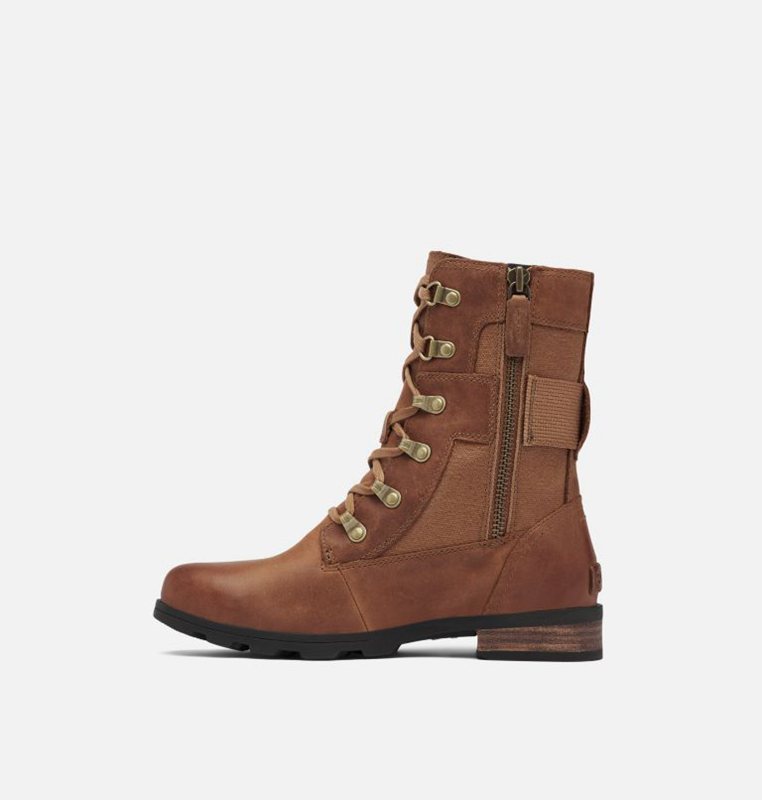 Sorel Dam Gummistövlar Brun - Emelie™ Conquest Låga - OYT-836241